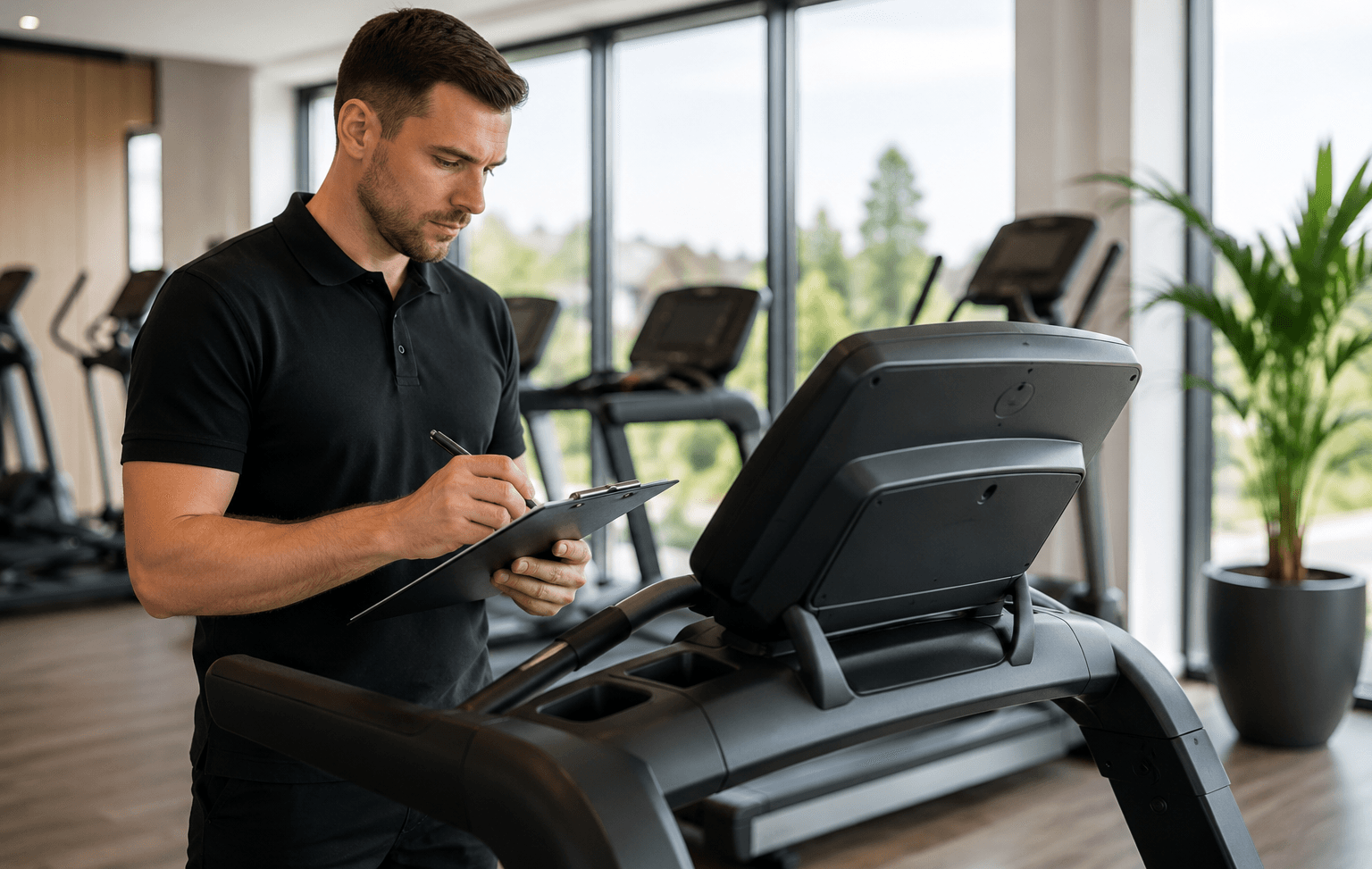 Technische Überprüfung Fitnessgeräte
