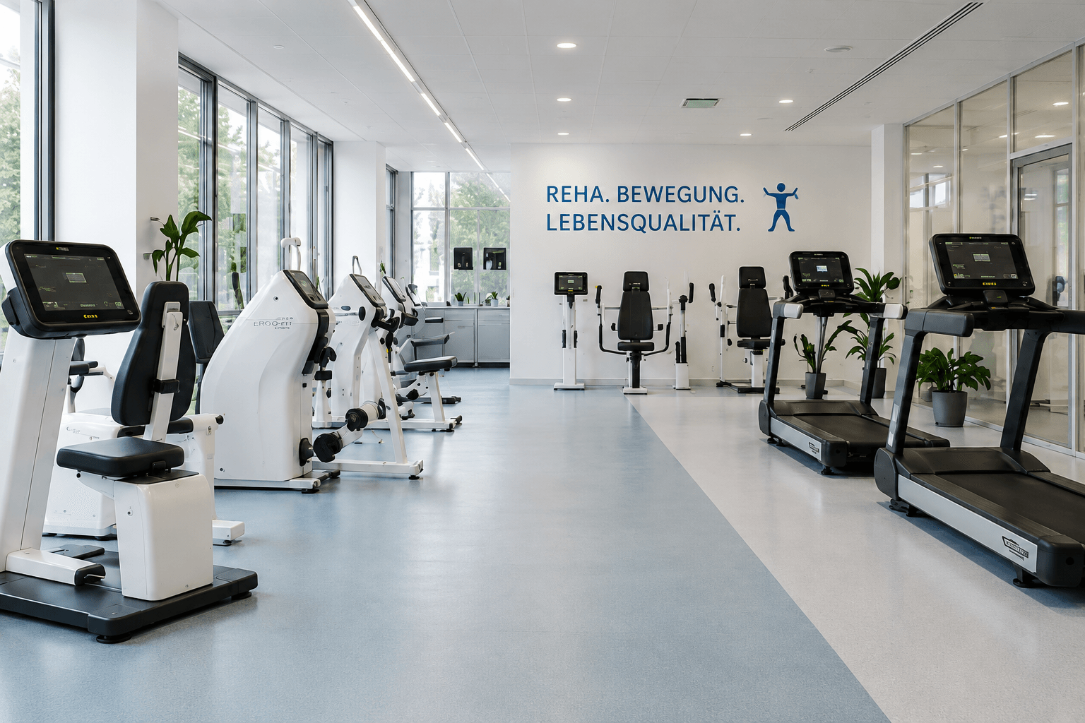 Reha Zentrum mit Fitnessgeräte